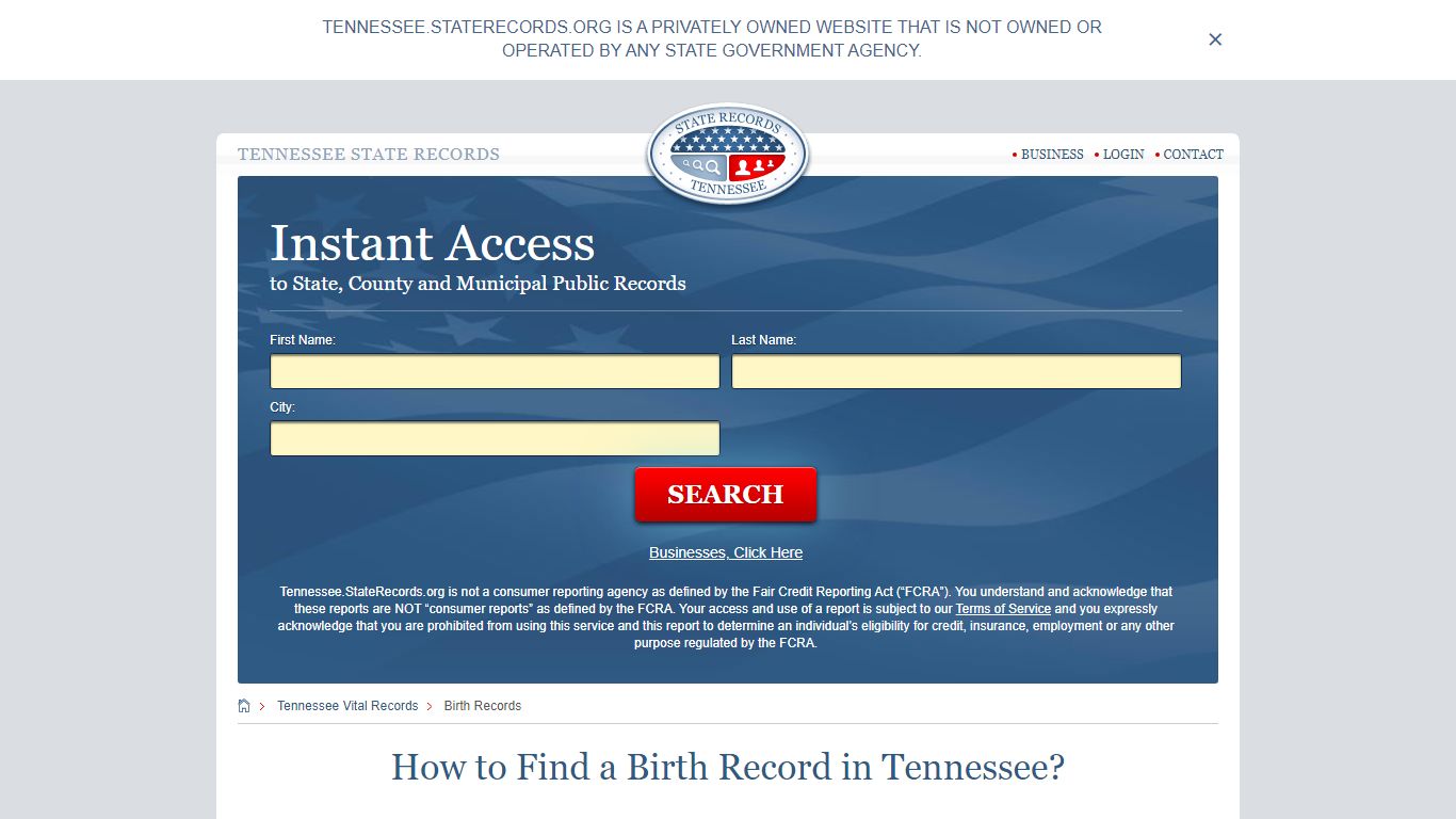 How to Find a Birth Record in Tennessee? - State Records
